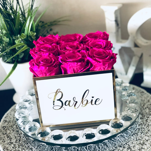 Eternal Beauty - Luxurious Preserved Roses in a Personalized Box