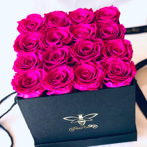 Elegant Square Rose Box