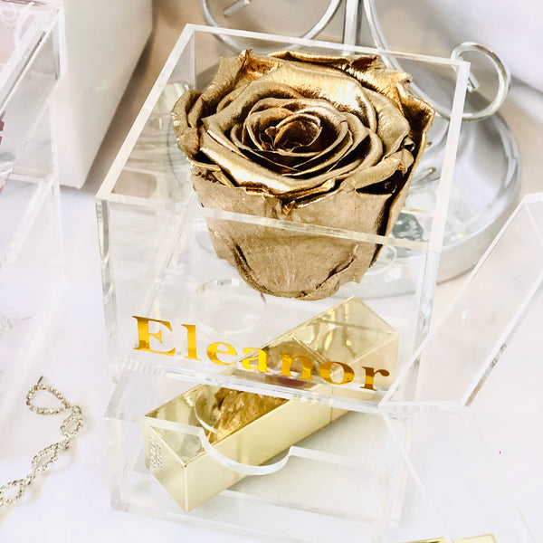 Preserved Rose in Jewelry Box
