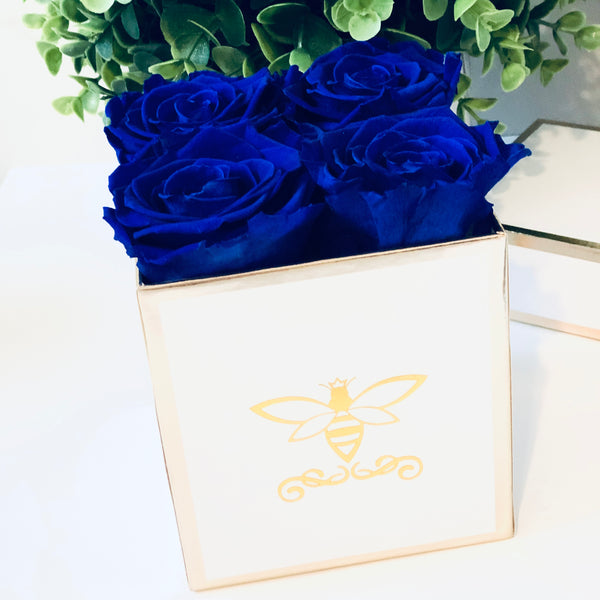 Preserved Roses in a Personalized Box-Small