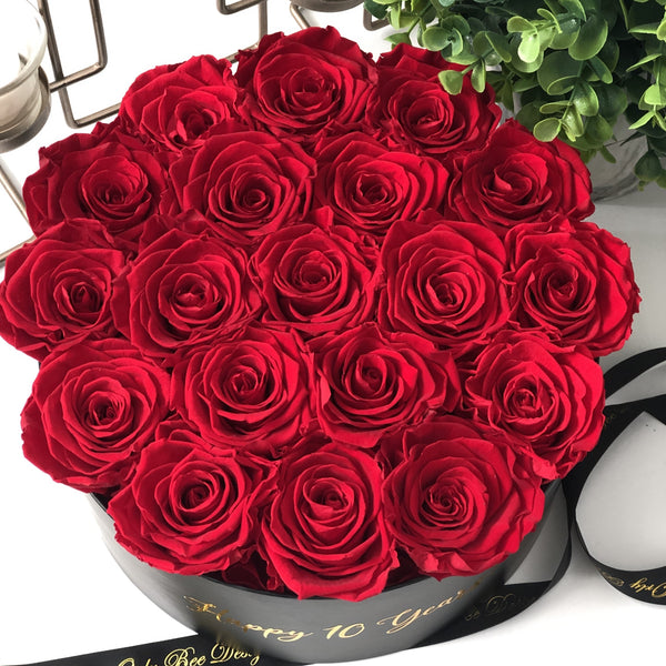 Preserved Roses in a Personalized Box