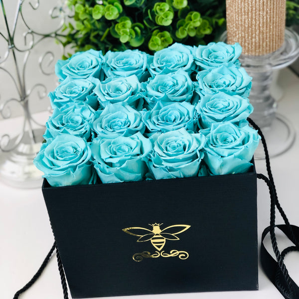 Elegant Square Rose Box