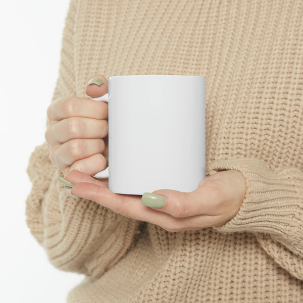 Coffee Mug with Mushroom Design - Unique 11oz Ceramic Drinkware for the Caffeine Enthusiast- Gift for Mom
