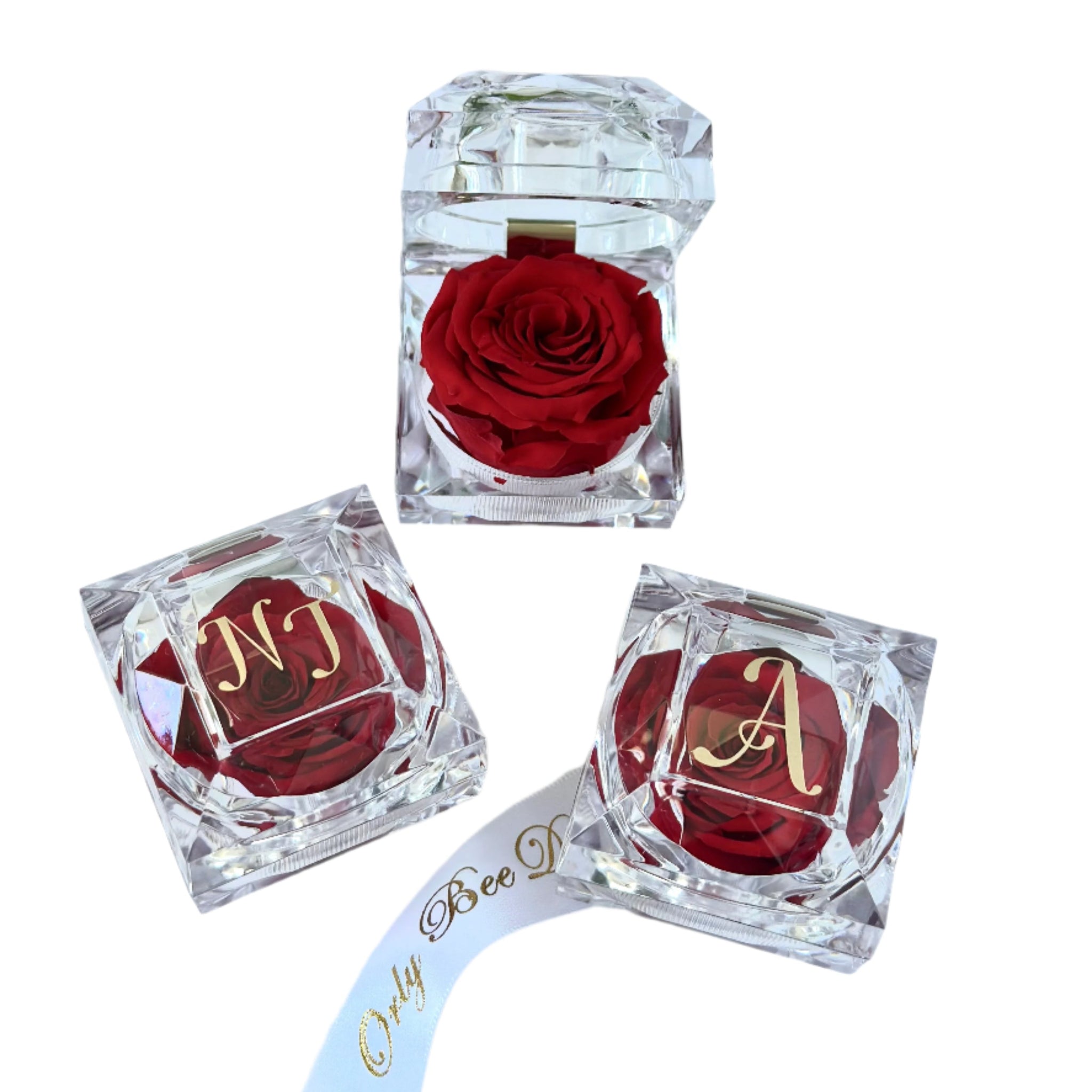 Preserved Roses- Personalized Bridesmaid Gifts & Proposal Box