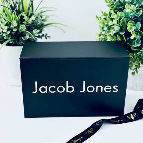 Gift Box - Personalized Black Gift Box