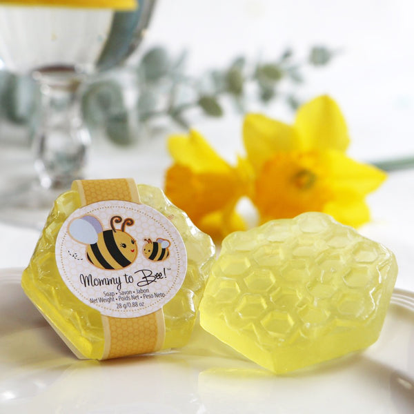 Mommy To Bee Honey Scented Honeycomb Soap (Set of 4)