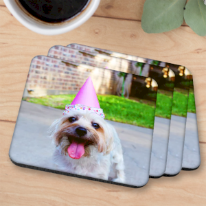 Personalized Paper Coasters  (set of 4)