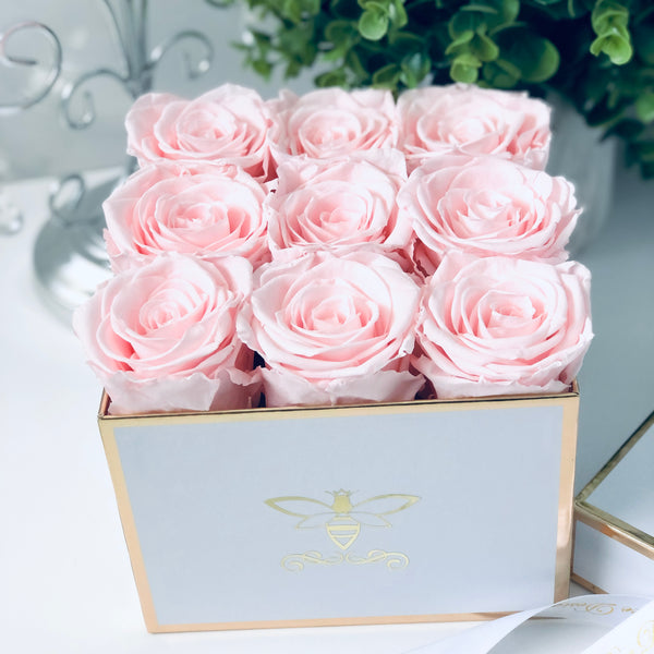 Eternal Beauty - Luxurious Preserved Roses in a Personalized Box