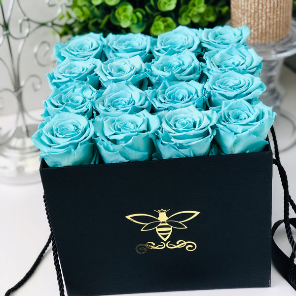 Elegant Square Rose Box